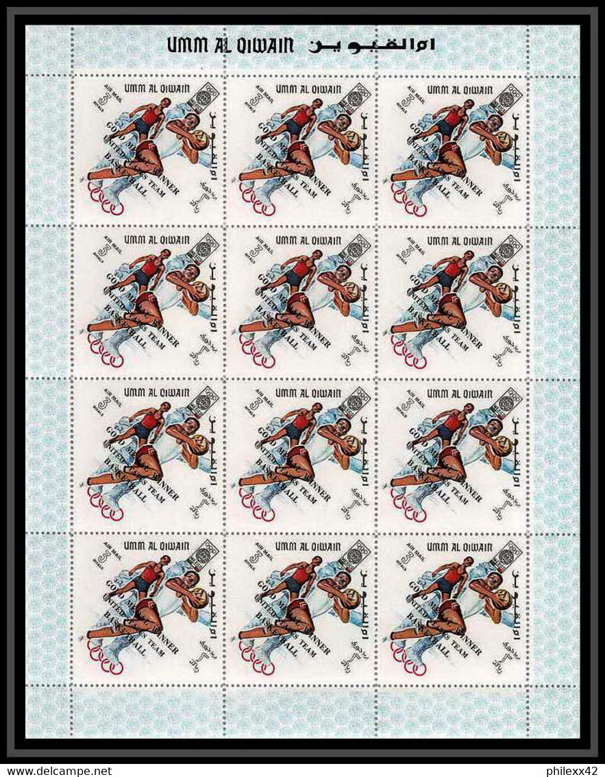 220d Umm Al Qiwain MNH ** N° 28 /293 B Non Dentelé Imperf)overprint Jeux Olympiques Olympic Games Mexico Feuilles Sheets - Summer 1968: Mexico City