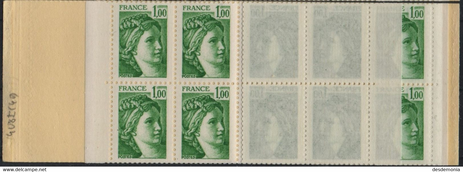 France Maury Carnet 408 I (Yvert 1973-C1) ** Sabine De Gandon Conf 8 - Carnets