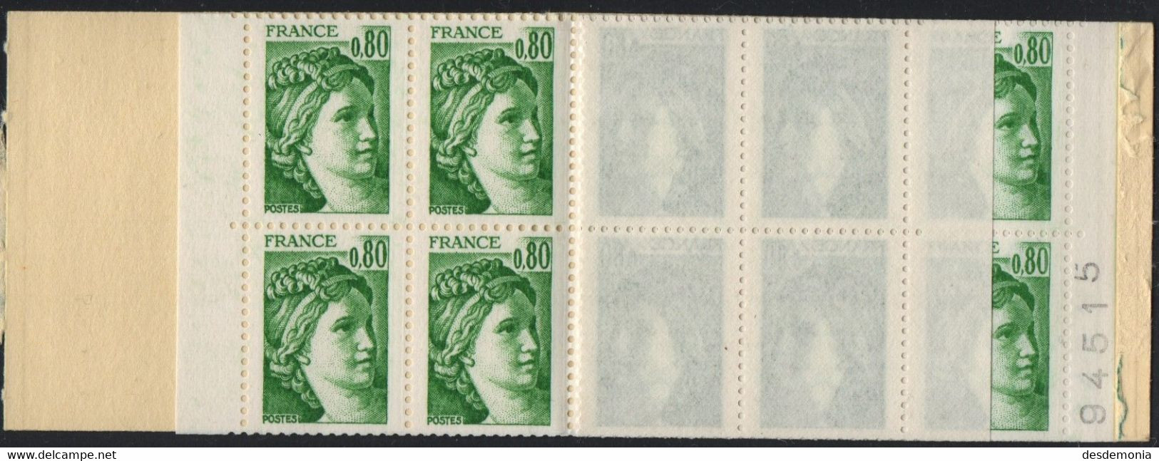 France Maury Carnet 404 (Yvert 1970-C1) ** Sabine De Gandon Conf 8 Numéroté - Carnets