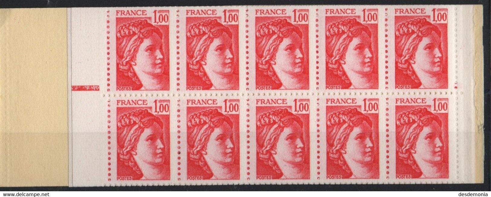 France Maury Carnet 419 (Yvert 2059-C4) ** Sabine De Gandon Conf 8 Avec Repère électronique Rouge - Markenheftchen