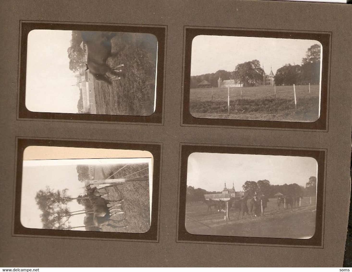 Lot De 8 Photographies Du Luxembourg, Voyage En Automobile, De Dion ?, Vianden En Restauration, Vers 1910 - Luoghi