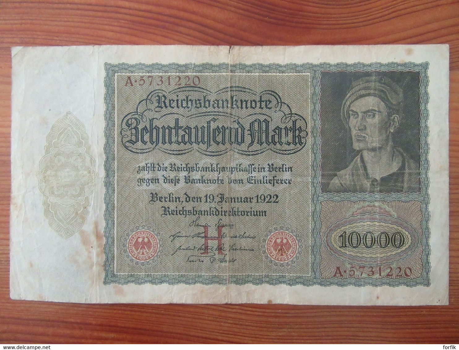 Allemagne - Billet 10 000 / Zehntausend Mark 1922 - 10.000 Mark