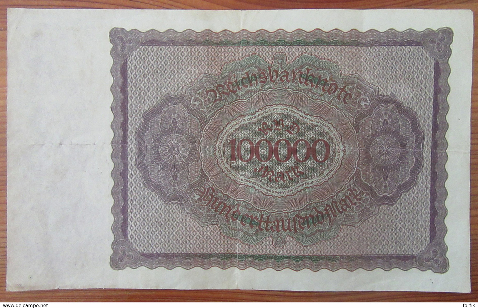 Allemagne - Billet 100 000 / Hunderttausend Mark 1923 - 100.000 Mark