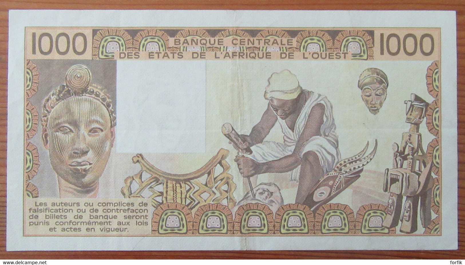 Etats De L'Afrique De L'Ouest - Billet 1000 Francs 1981 - West African States