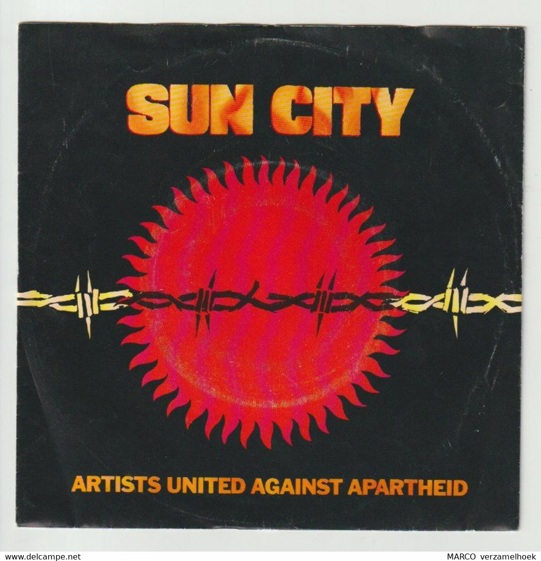 45T Single Artists United Against Apartheid - Sun City Bono-bruce Springsteen - Limited Editions