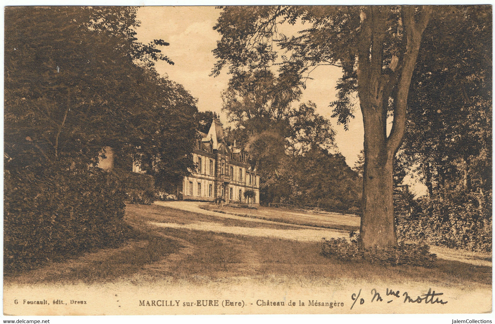 MARCILLY Sur-EURE Château De La Mésangère - Marcilly-sur-Eure