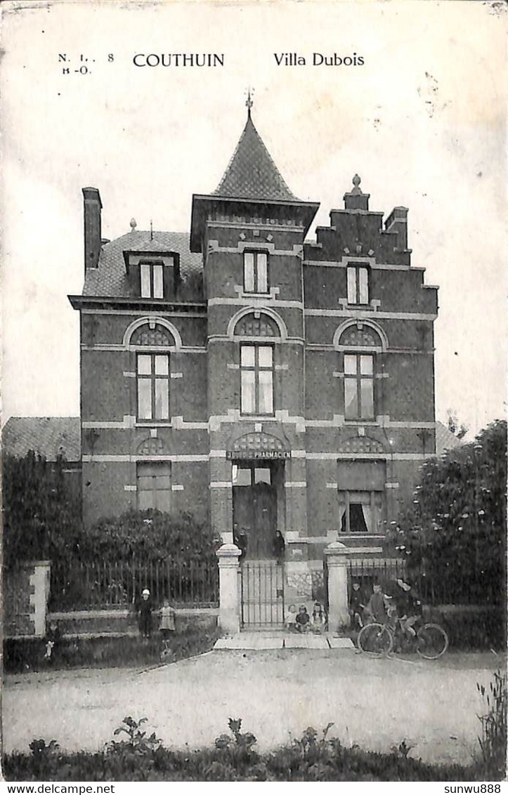 Couthuin - Villa Dubois (animée 1913) - Héron