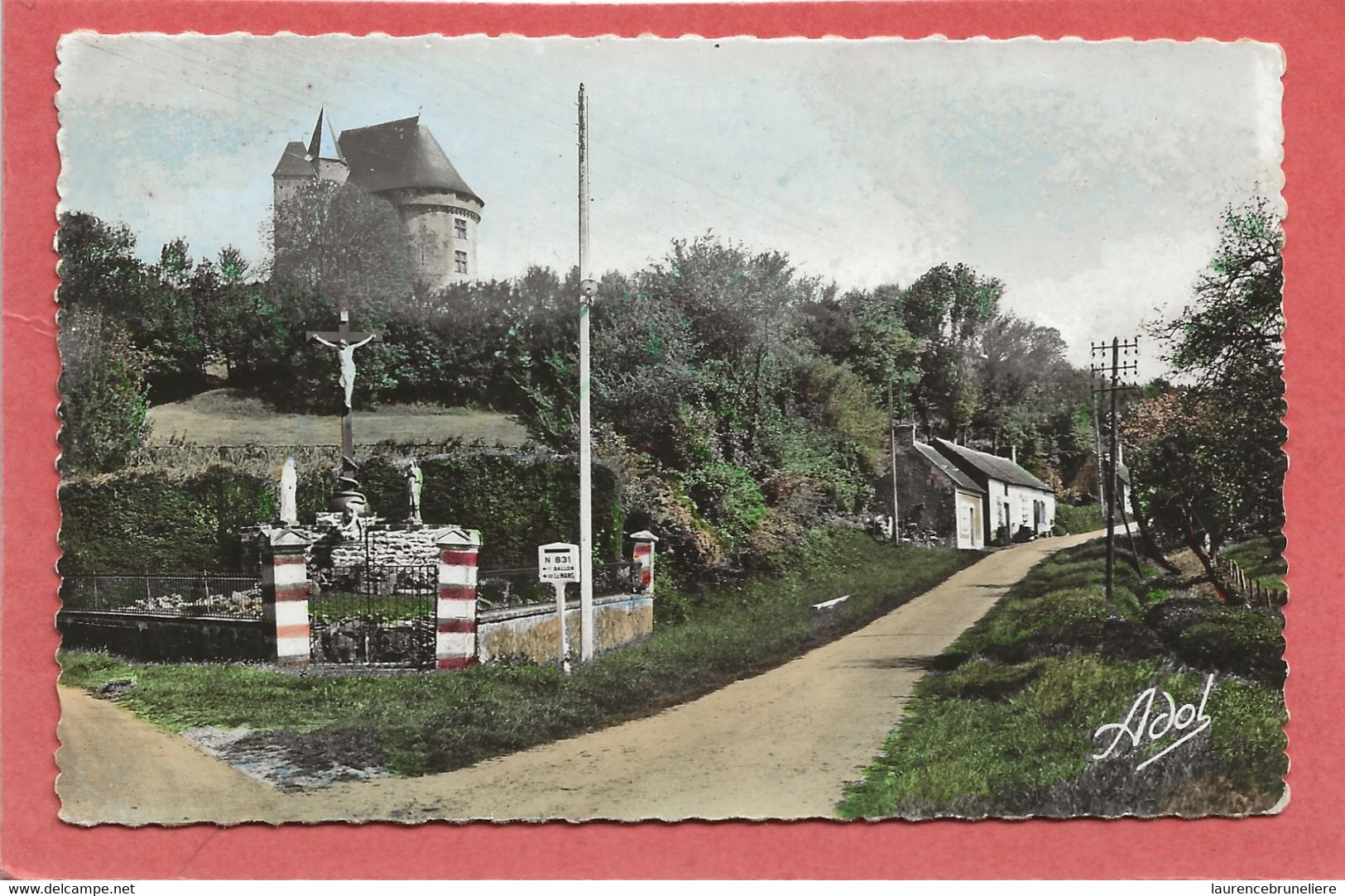 72  BALLON  LE  CALVAIRE    LE  CHATEAU ET LA RUE  D  ORNE - Andere & Zonder Classificatie