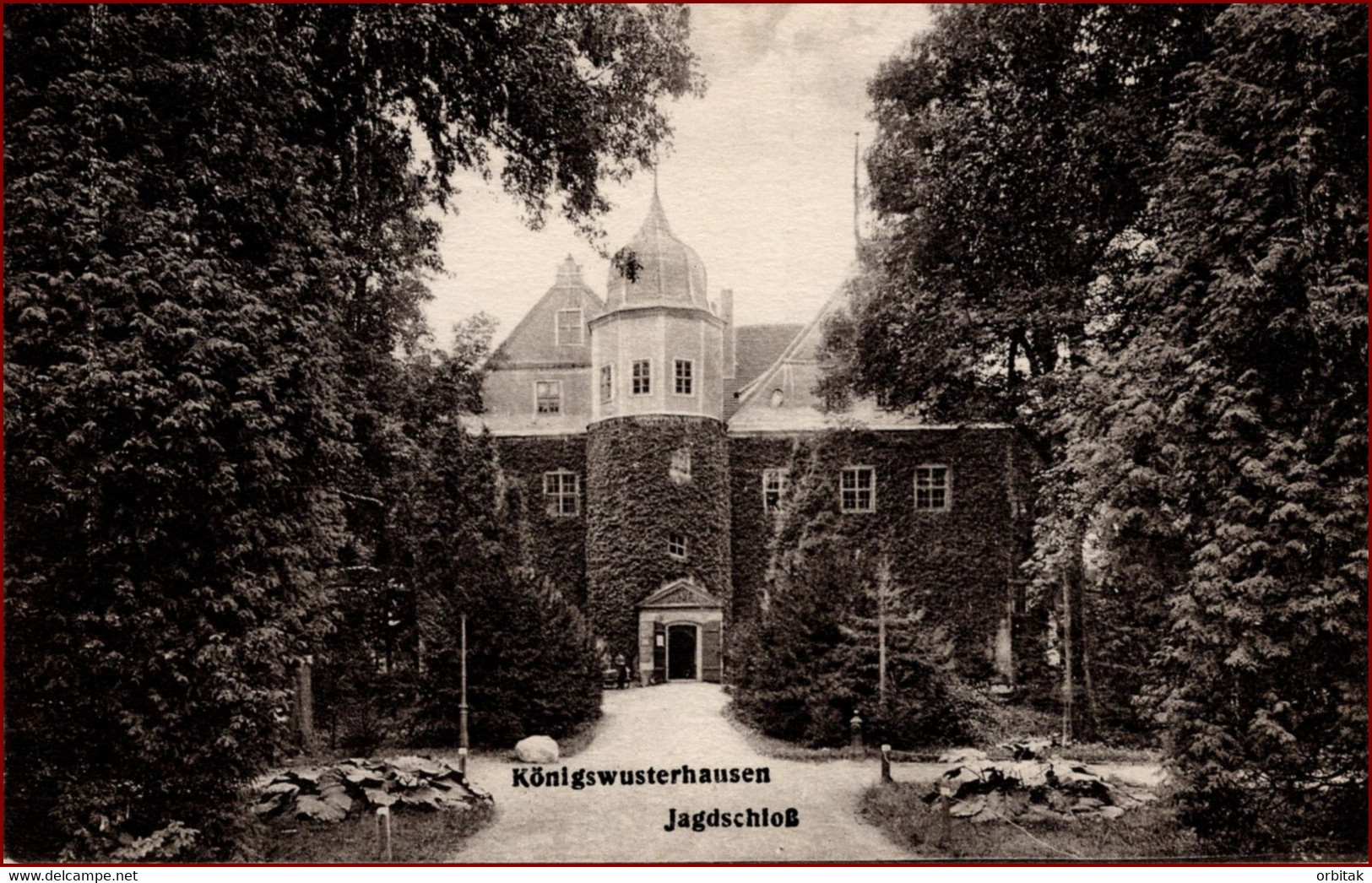 Königs Wusterhausen * Jagdschloss, Park * Deutschland * AK2630 - Koenigs-Wusterhausen