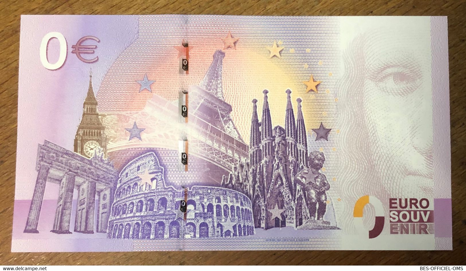 2017 BILLET 0 EURO SOUVENIR DPT 87 ORADOUR-SUR-GLANE + TAMPON ZERO 0 EURO SCHEIN BANKNOTE PAPER MONEY BANK - Pruebas Privadas