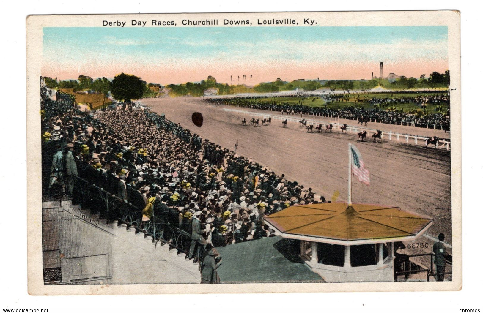 Old Postcard Louisville, Derby Day Races, Churchill Downs, About 1930 ? - Louisville