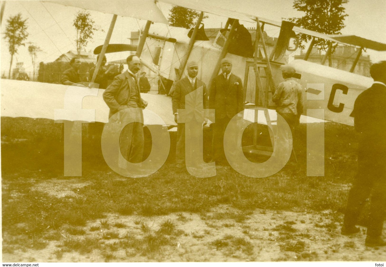 1927 AMATEUR PHOTO FOTO AVION PLANE AIRCRAFT F-CAFB DORAND AR1  BRAGA MINHO LYON LE BOURGET PARIS FRANCE - Aviación