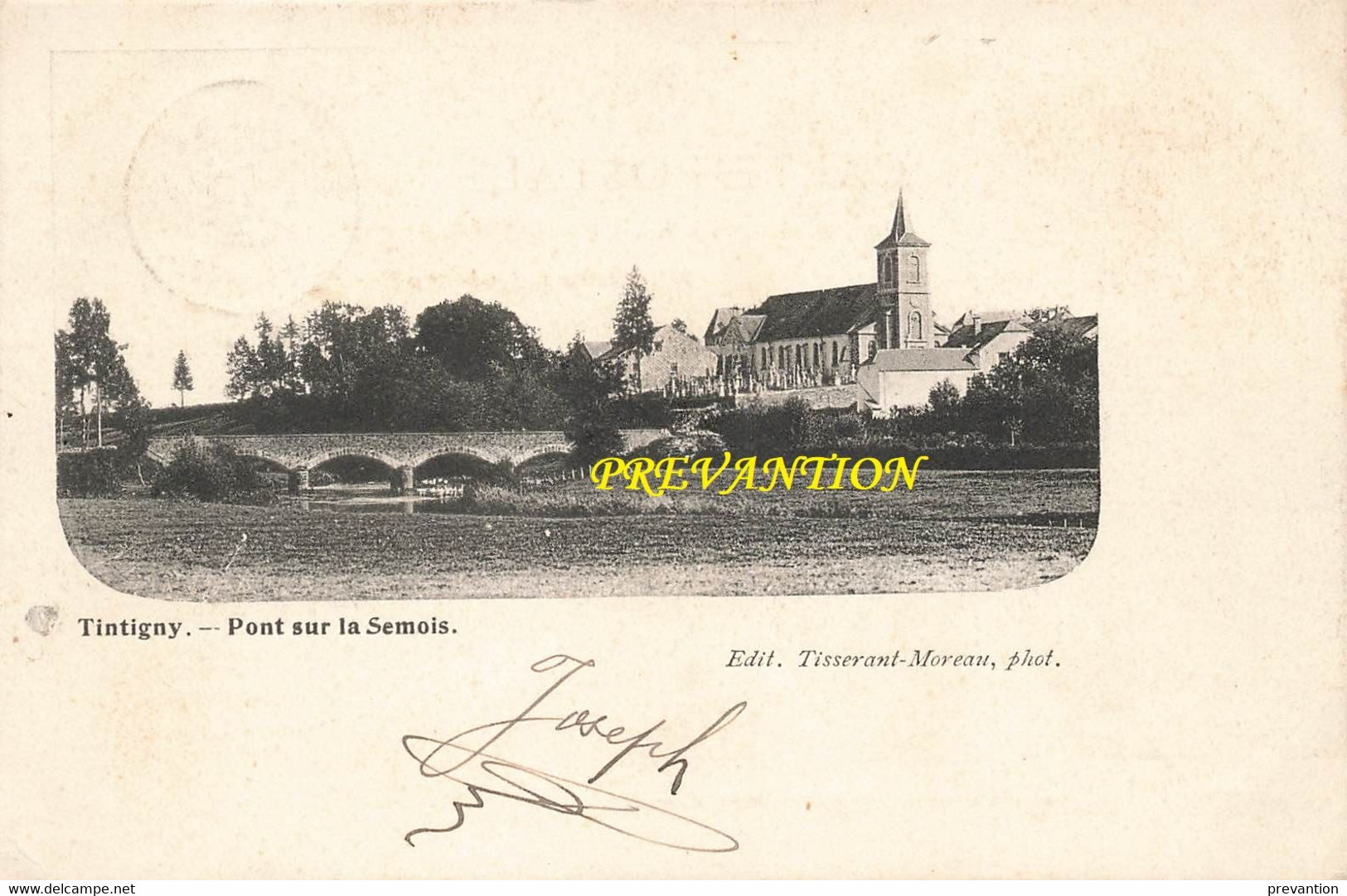 TINTIGNY - Pont Sur La Semois - Carte Circulé En 1903 - Tintigny