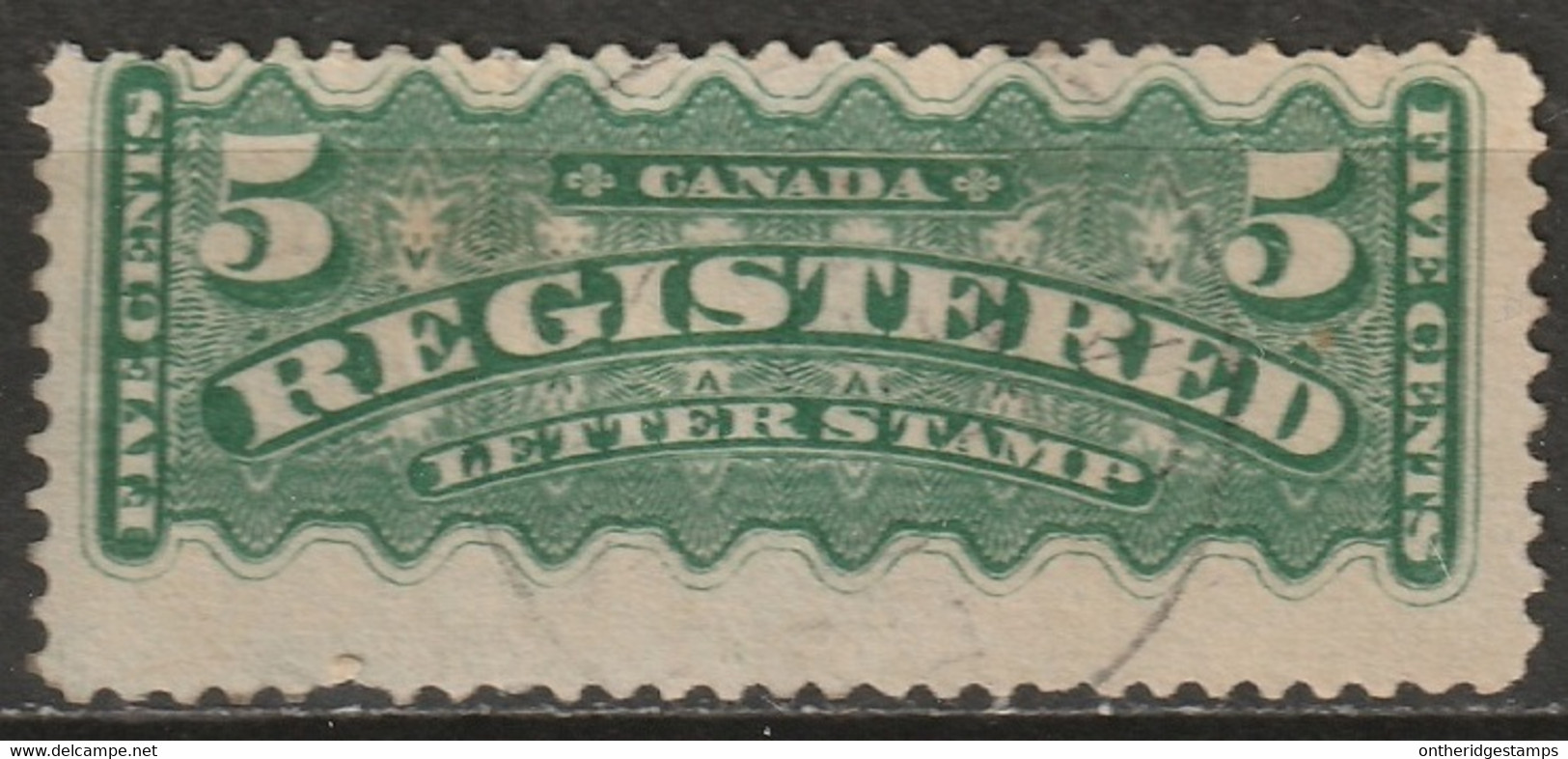 Canada 1876 Sc F2 Mi 33 Yt R2 Registration Used Light Cancel - Recommandés