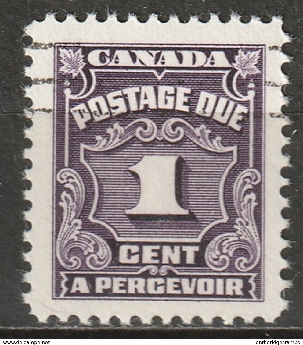 Canada 1965 Sc J15ii Mi P15 Yt T14 Postage Due Used Hibrite Paper - Postage Due