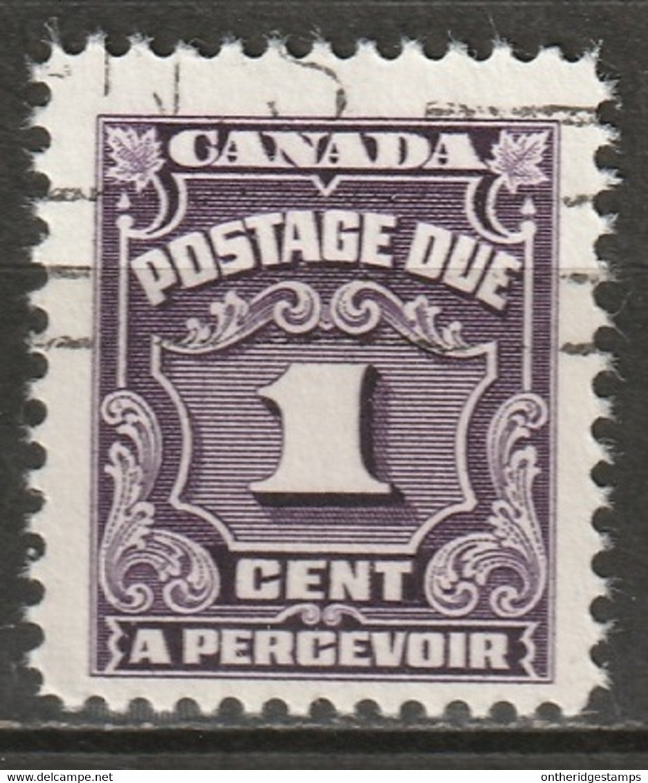 Canada 1965 Sc J15ii Mi P15 Yt T14 Postage Due Used Hibrite Paper - Portomarken