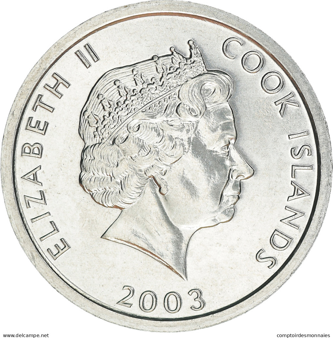 Monnaie, Îles Cook, Elizabeth II, Cent, 2003, Franklin Mint, SPL, Aluminium - Cookinseln