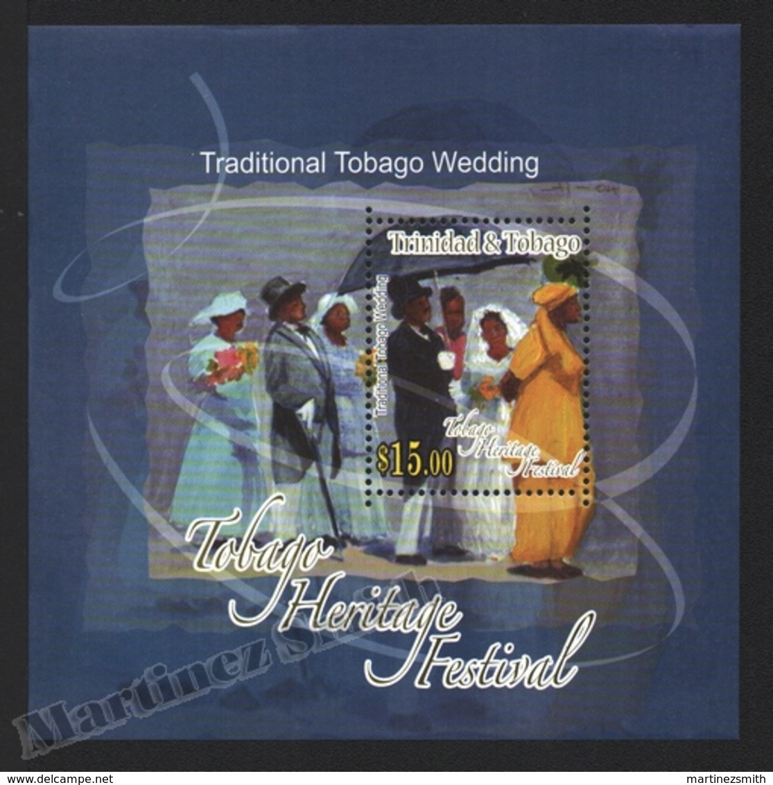 Trinidad & Tobago 2005 Yvert BF 68, Folklore. Heritage Festival, Traditional Wedding - Miniature Sheet - MNH - Trinité & Tobago (1962-...)