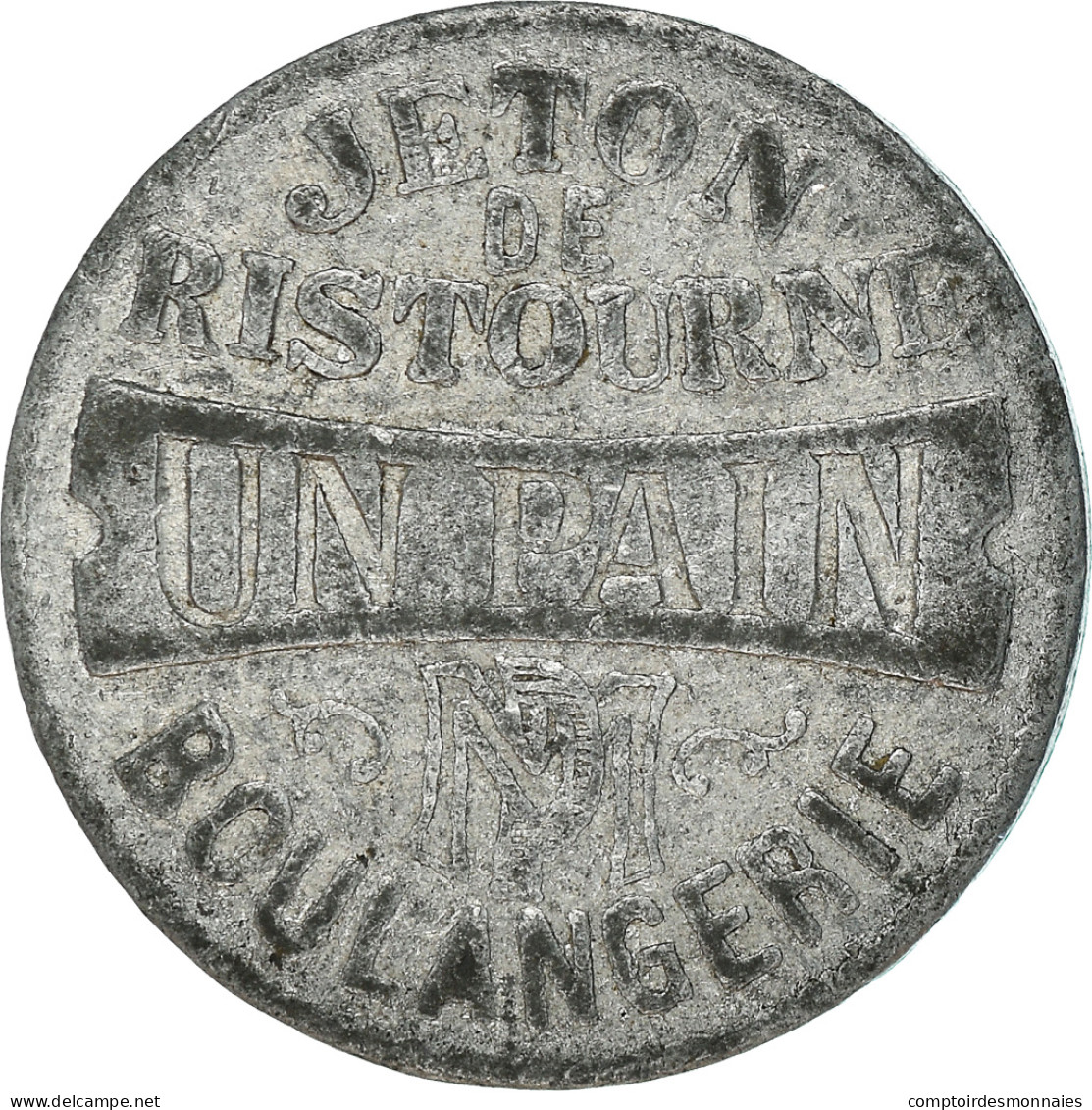 Jeton, Belgique, La Maison Du Peuple, Bruxelles, Jeton De Ristourne, Un Pain. - Monetary / Of Necessity