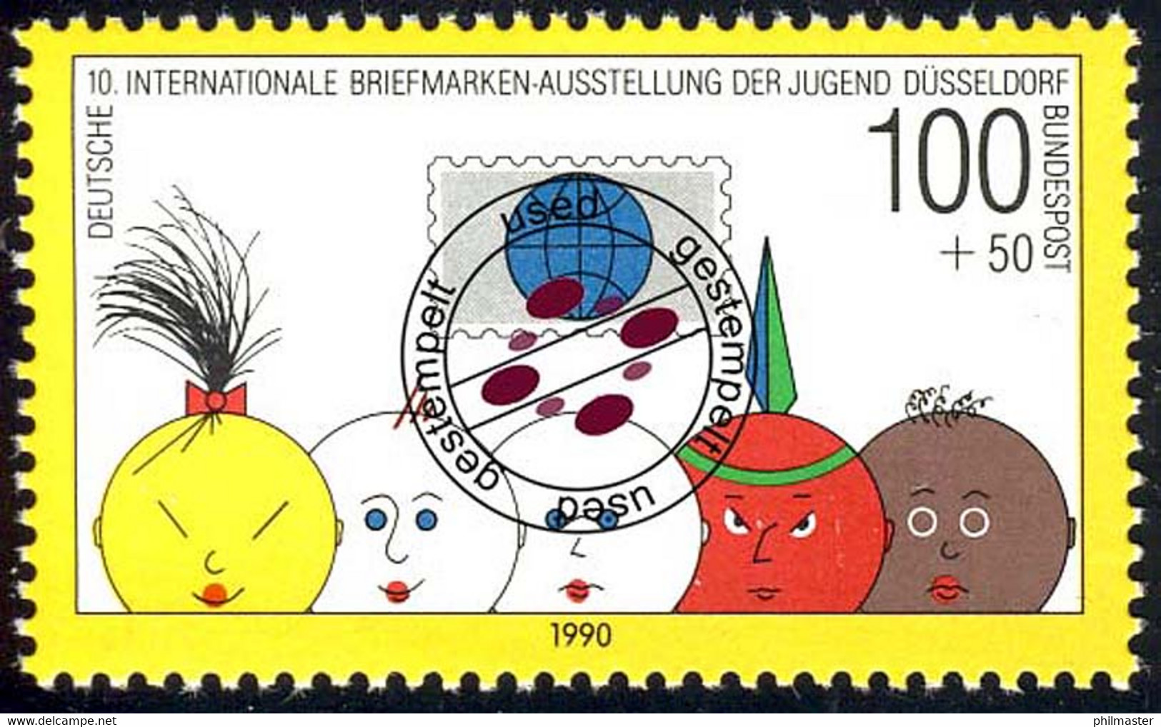 1472 Marke Aus Block 21 Briefmarkenausstellung O - Autres & Non Classés