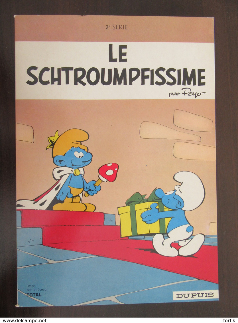 Peyo - BD Les Schtroumpfs N°2 - Le Schtroumpfissime - Edition Total 1972 - Broché, Couverture Souple - TBE - Schtroumpfs, Les