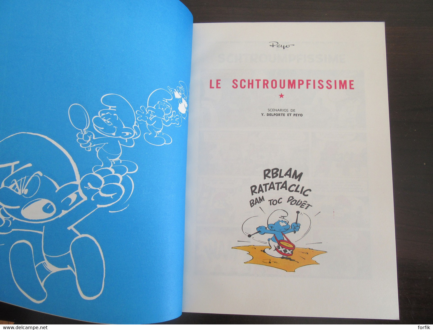 Peyo - BD Les Schtroumpfs N°2 - Le Schtroumpfissime - Edition Total 1972 - Broché, Couverture Souple - TBE - Schtroumpfs, Les - Los Pitufos