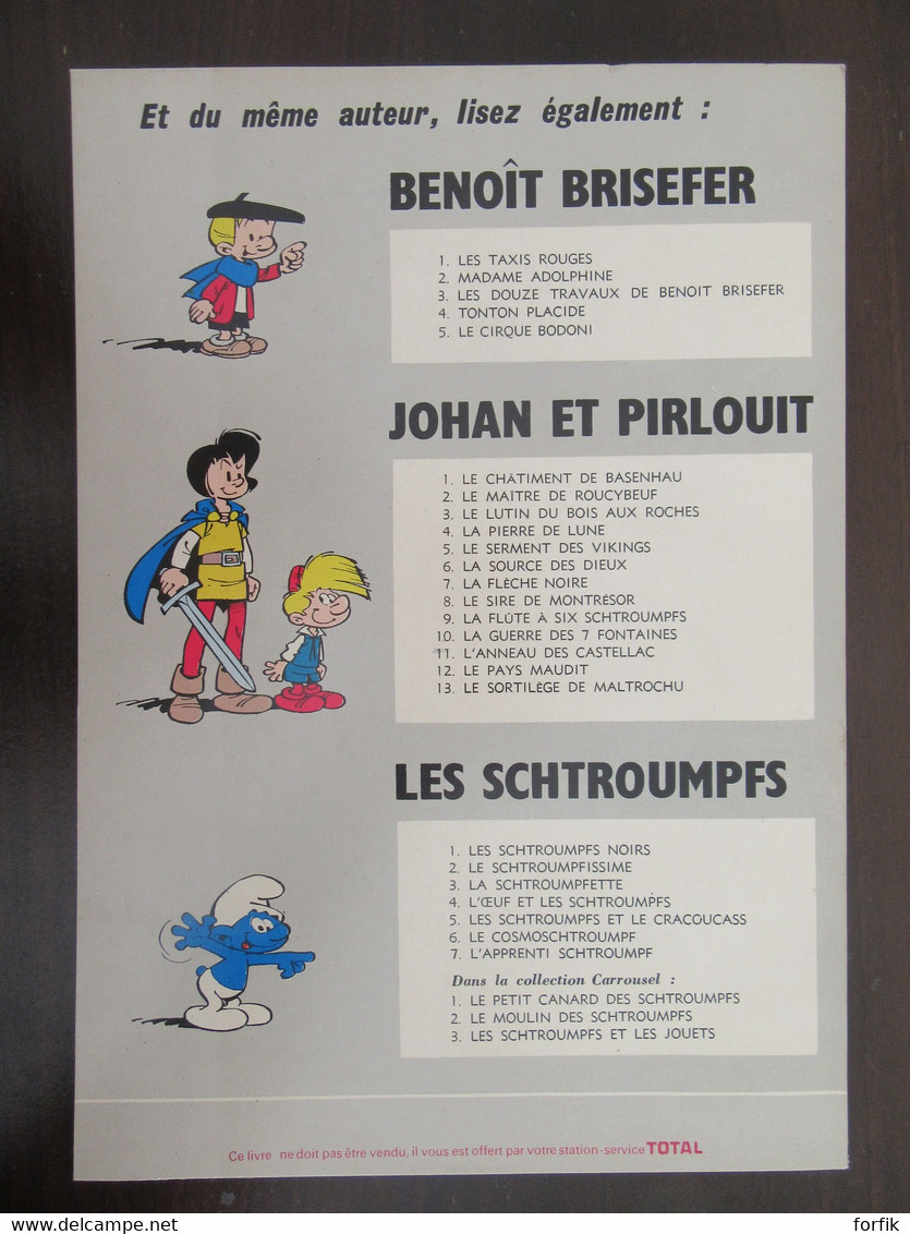 Peyo - BD Les Schtroumpfs n°2 - Le Schtroumpfissime - Edition Total 1972 - Broché, Couverture souple - TBE