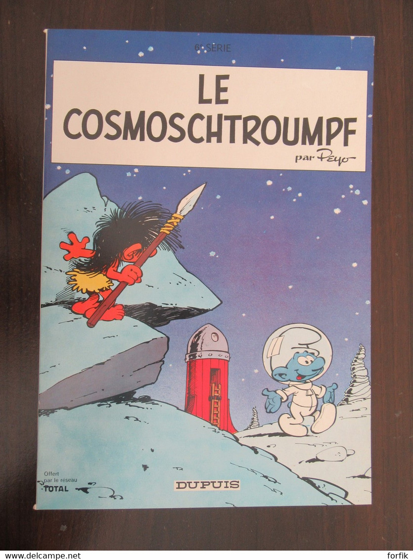 Peyo - BD Les Schtroumpfs N°2 - Le Cosmoschtroumpf - Edition Total 1972 - Broché, Couverture Souple - TBE - Schtroumpfs, Les