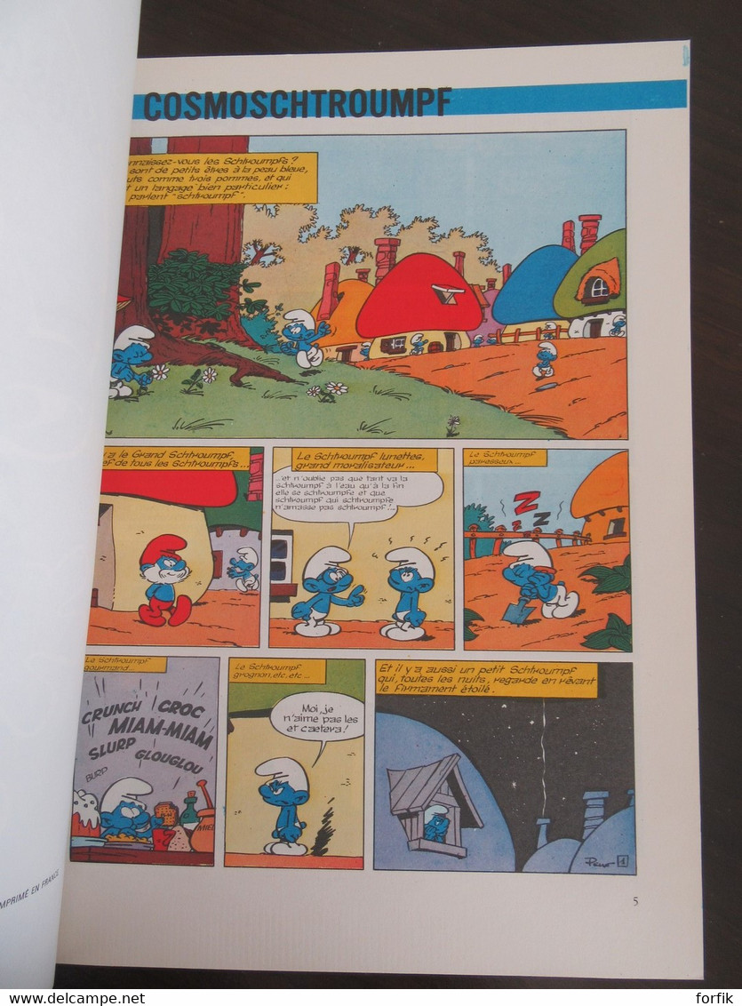 Peyo - BD Les Schtroumpfs N°2 - Le Cosmoschtroumpf - Edition Total 1972 - Broché, Couverture Souple - TBE - Schtroumpfs, Les