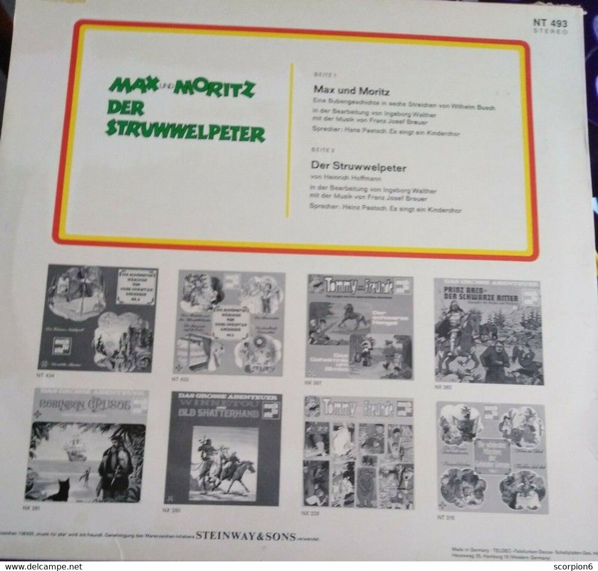 LP - Max Und Moritz - Der Struwwelpeter - Enfants