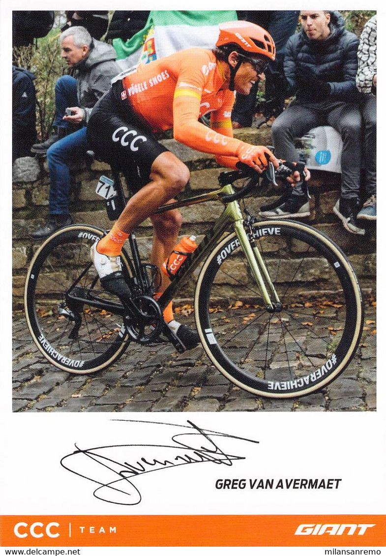 CYCLISME: CYCLISTE : GREG VAN AVERMAET - Cycling