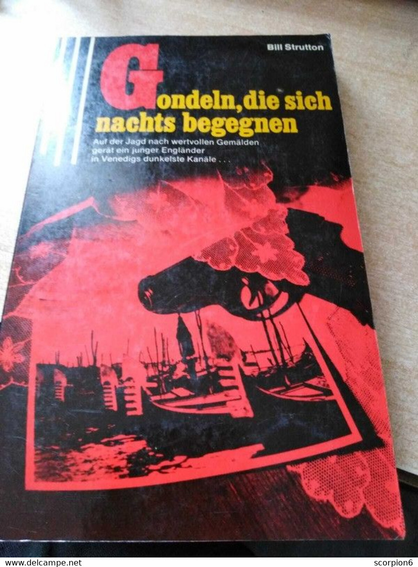 TB - Bill Strutton - Gondeln, Die Sich Nachts Begegnen - Krimi Von 1977 - Thriller