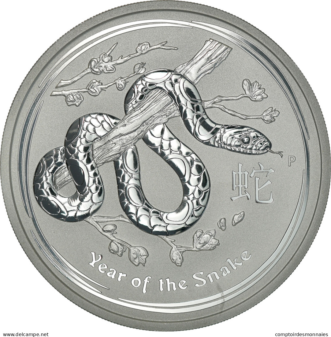 Monnaie, Australie, Elizabeth II, 8 Dollars, 2013, Perth, Year Of The Snake - Andere & Zonder Classificatie