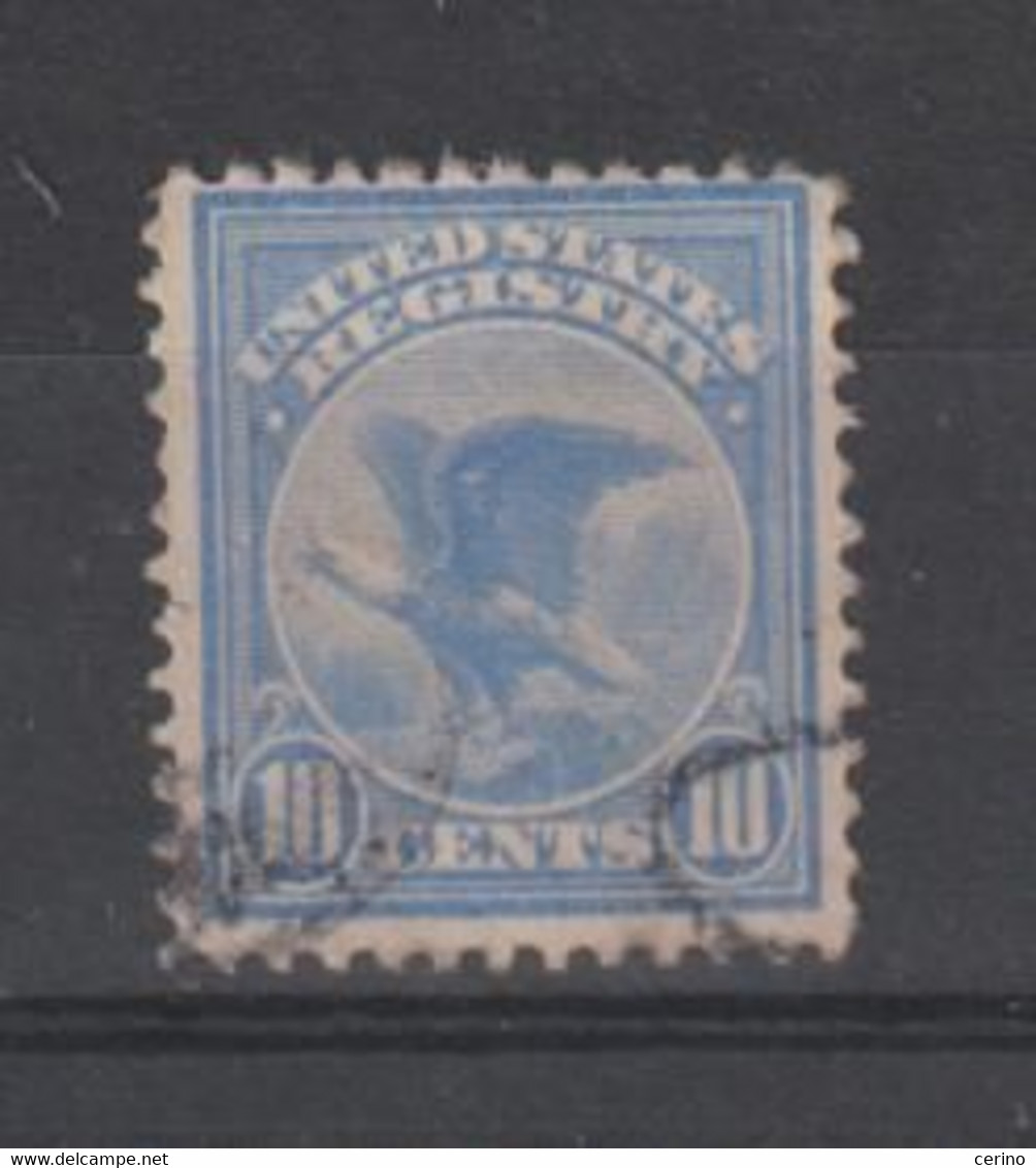 U.S.A.:  1911  BY REGISTERED MAIL -  10 C. USED  STAMP  -  YV/TELL  2 - Special Delivery, Registration & Certified