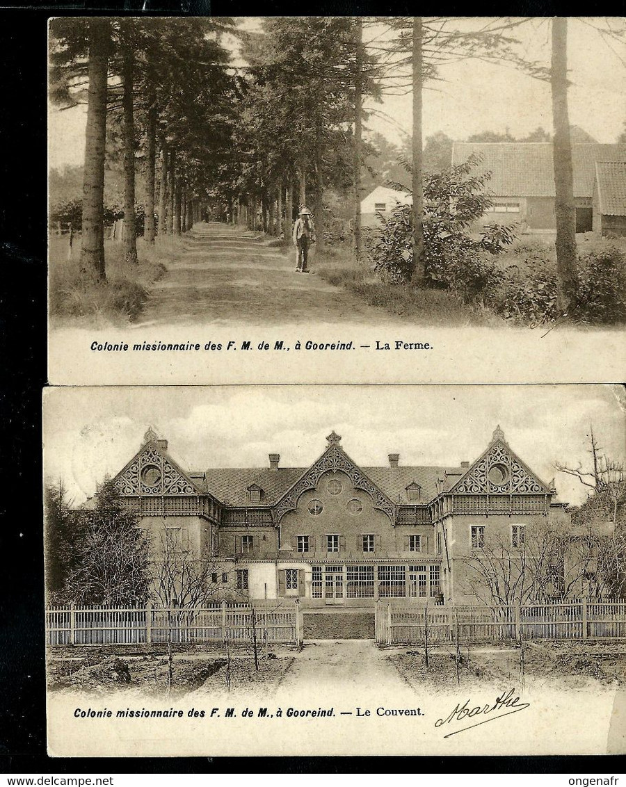 CP (Colonie Missionnaire à Gooreind) Obl. BRASSCHAT 1902 - Poste Rurale