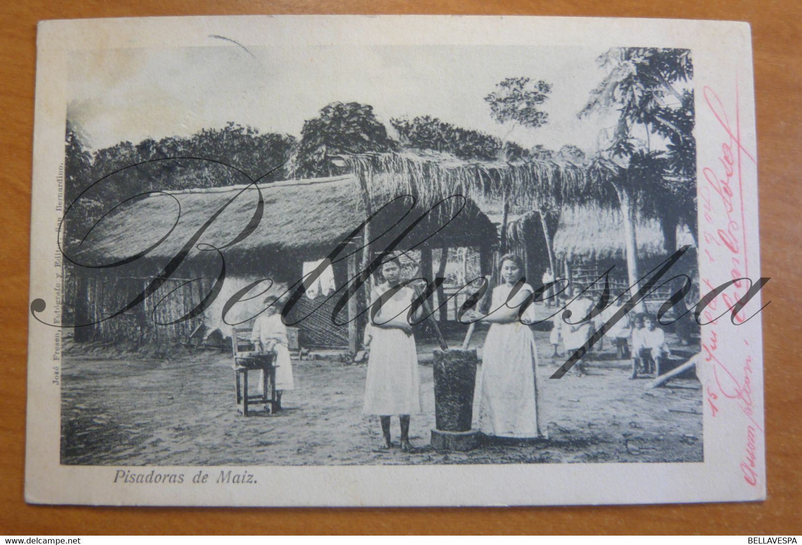 Republica Del Paraguay. Pisadoras De Maiz. 1904-Fotografo José Fresen  Y Editor,  San Bernardino - Paraguay