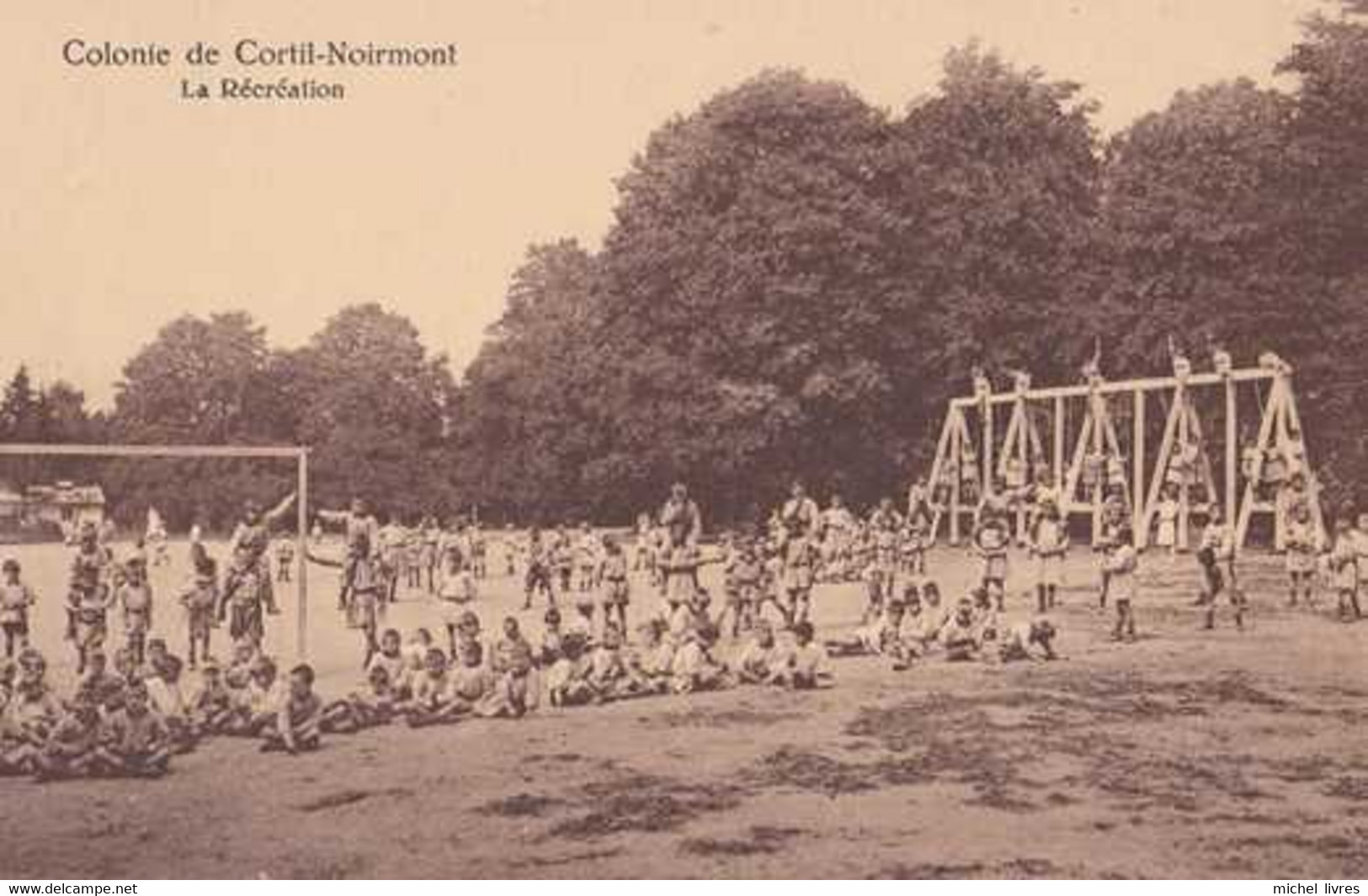 Cortil-Noirmont - Chastre - Oeuvre Nationale De L'enfance - Colonie - La Récréation - Pas Circulé - Animée - TBE - Chastre