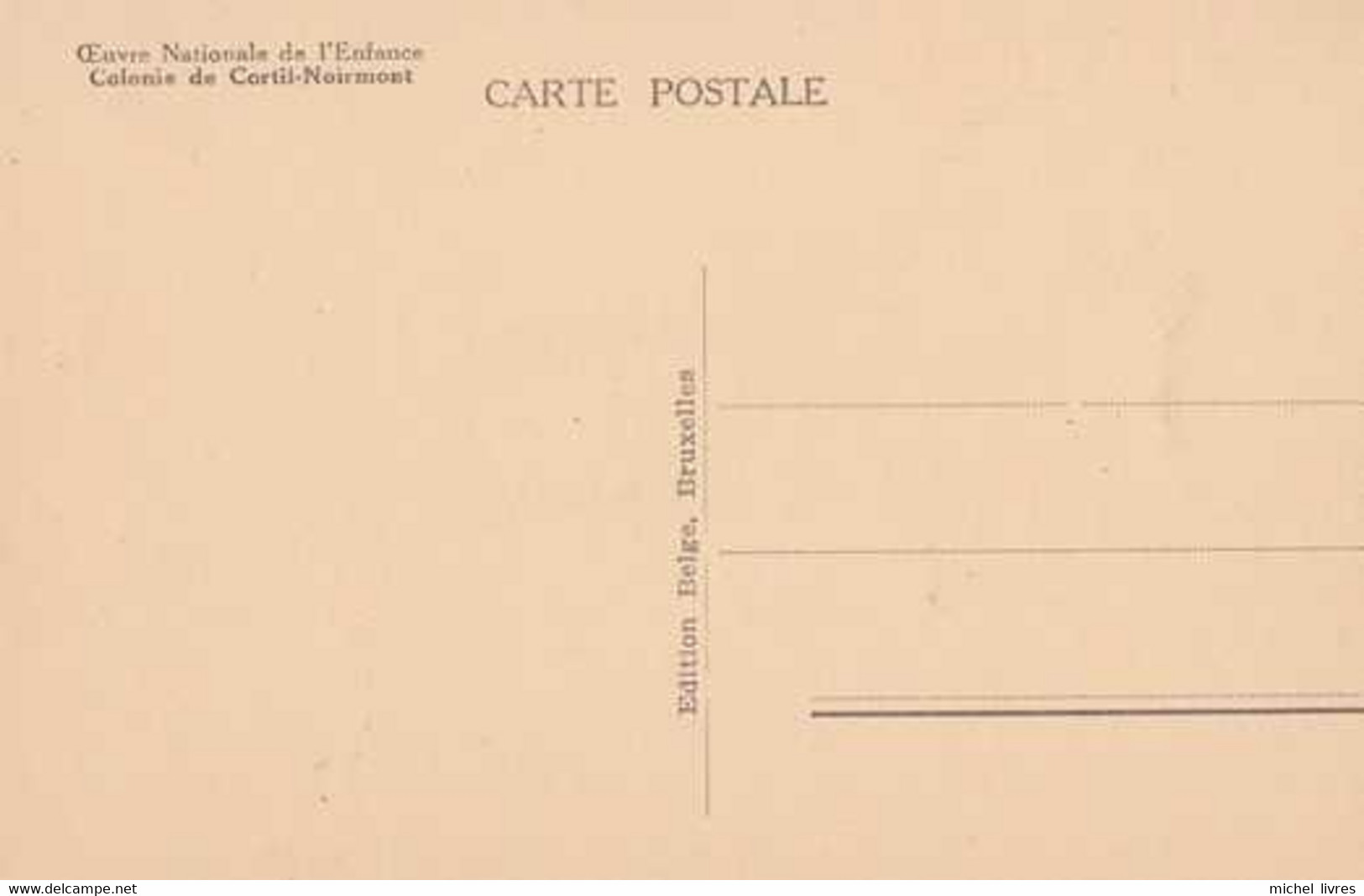 Cortil-Noirmont - Chastre - Oeuvre Nationale De L'enfance - Colonie - La Récréation - Pas Circulé - Animée - TBE - Chastre