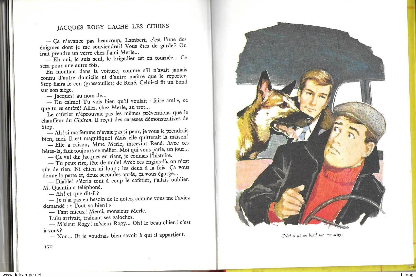 JACQUES ROGY LACHE LES CHIENS DE PIERRE LAMBLIN, ILLUSTRATION DE VANNI TEALDI, 1ERE EDITION SPIRALE 1963 - Collection Spirale