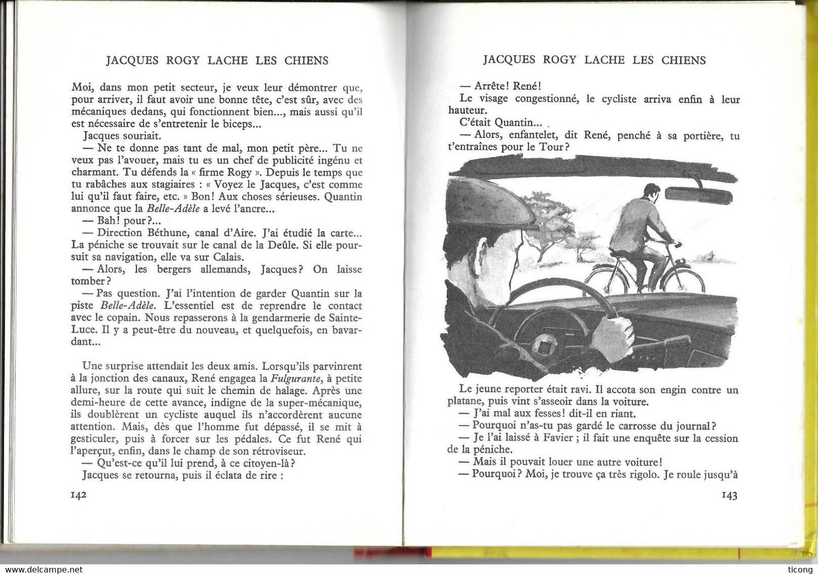 JACQUES ROGY LACHE LES CHIENS DE PIERRE LAMBLIN, ILLUSTRATION DE VANNI TEALDI, 1ERE EDITION SPIRALE 1963 - Collection Spirale