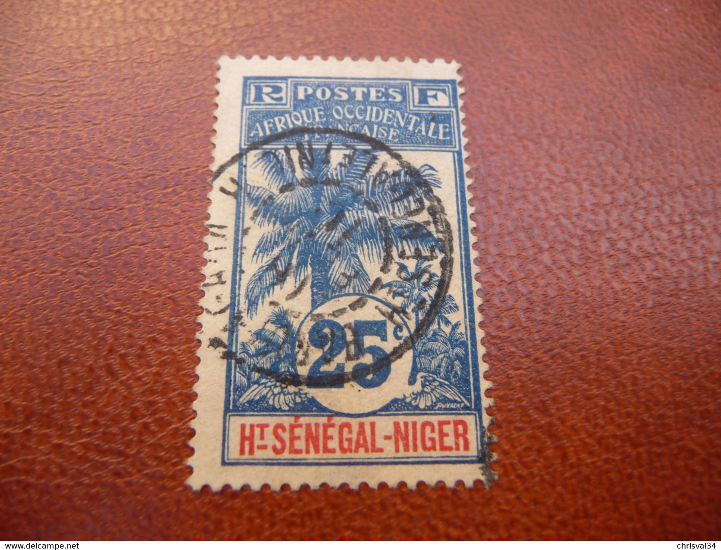 TIMBRE   HAUT-SÉNÉGAL  ET  NIGER    N  8     COTE  5,00  EUROS    OBLITERE - Used Stamps