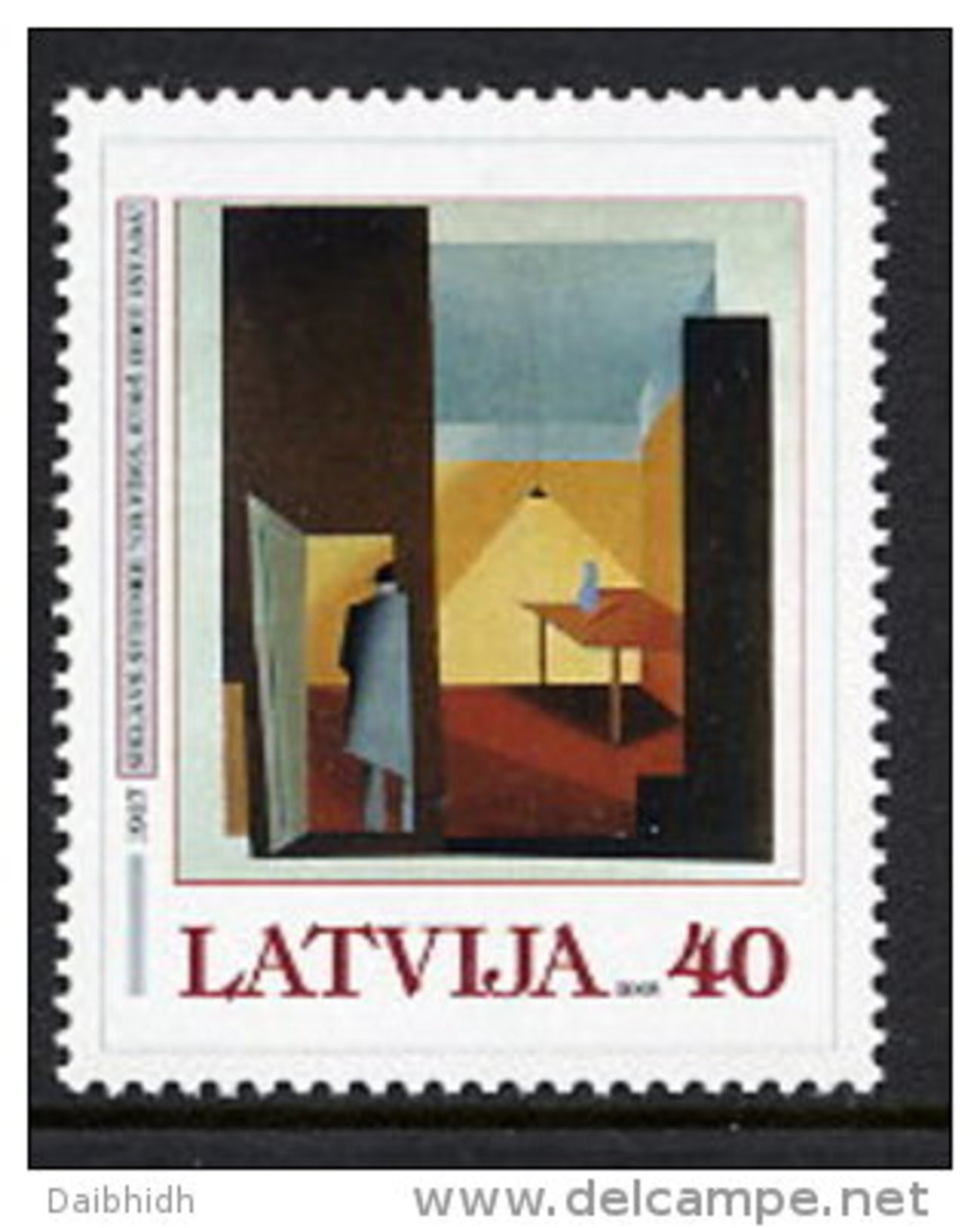 LATVIA 2003 Art: Strunke Painting MNH / **.  Michel 583 - Lettland