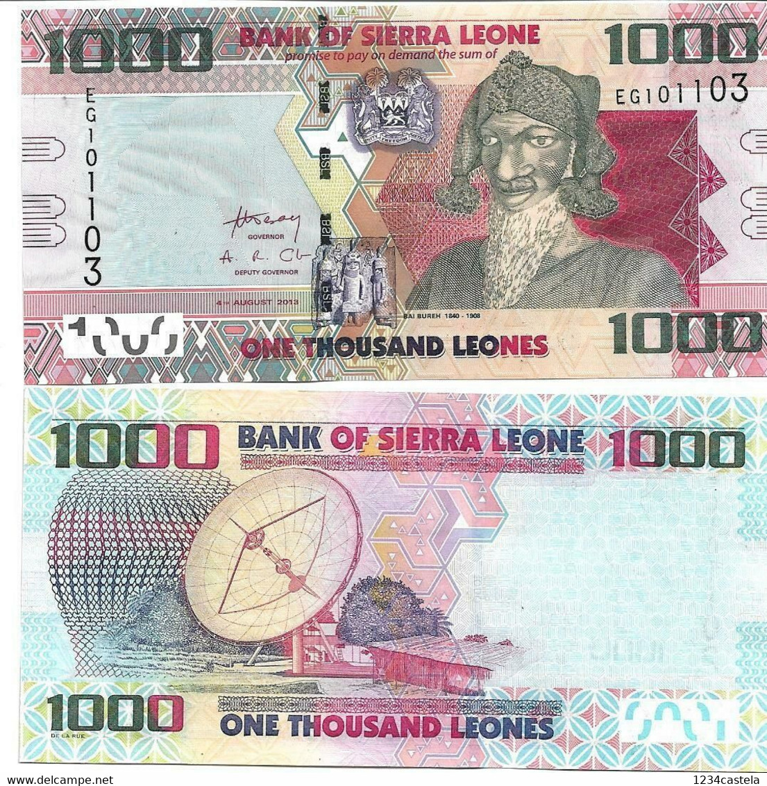 Sierra Leone 1000 Leones P 30 2013 UNC - Sierra Leone