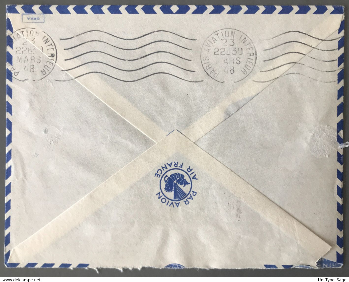 Argentine - Cachet Commémoratif 20° Anniversaire Liaison France - Amérique Du Sud 1928-1948 Sur Enveloppe - (W1031) - Cartas & Documentos