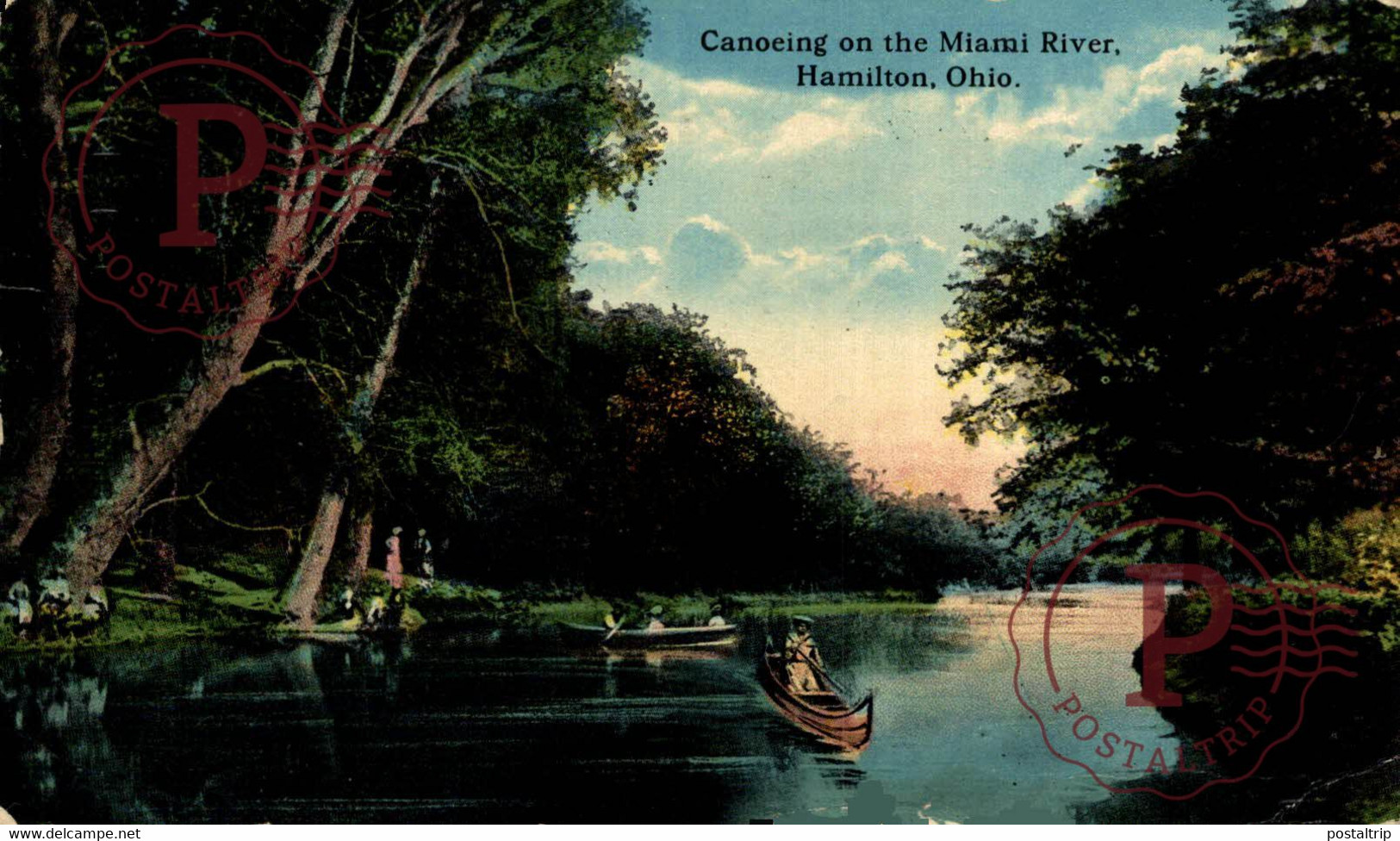 Ohio Canoeing On The Miami River HAMILTON OH OHIO  EEUU USA - Hamilton