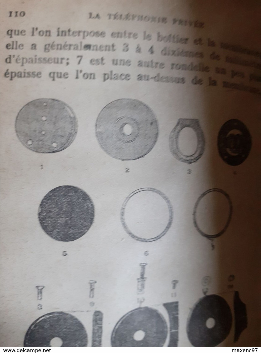 Livre La Téléphonie Privée Librairie Garnier En 1919 Par A Soulier - Amministrazioni Postali