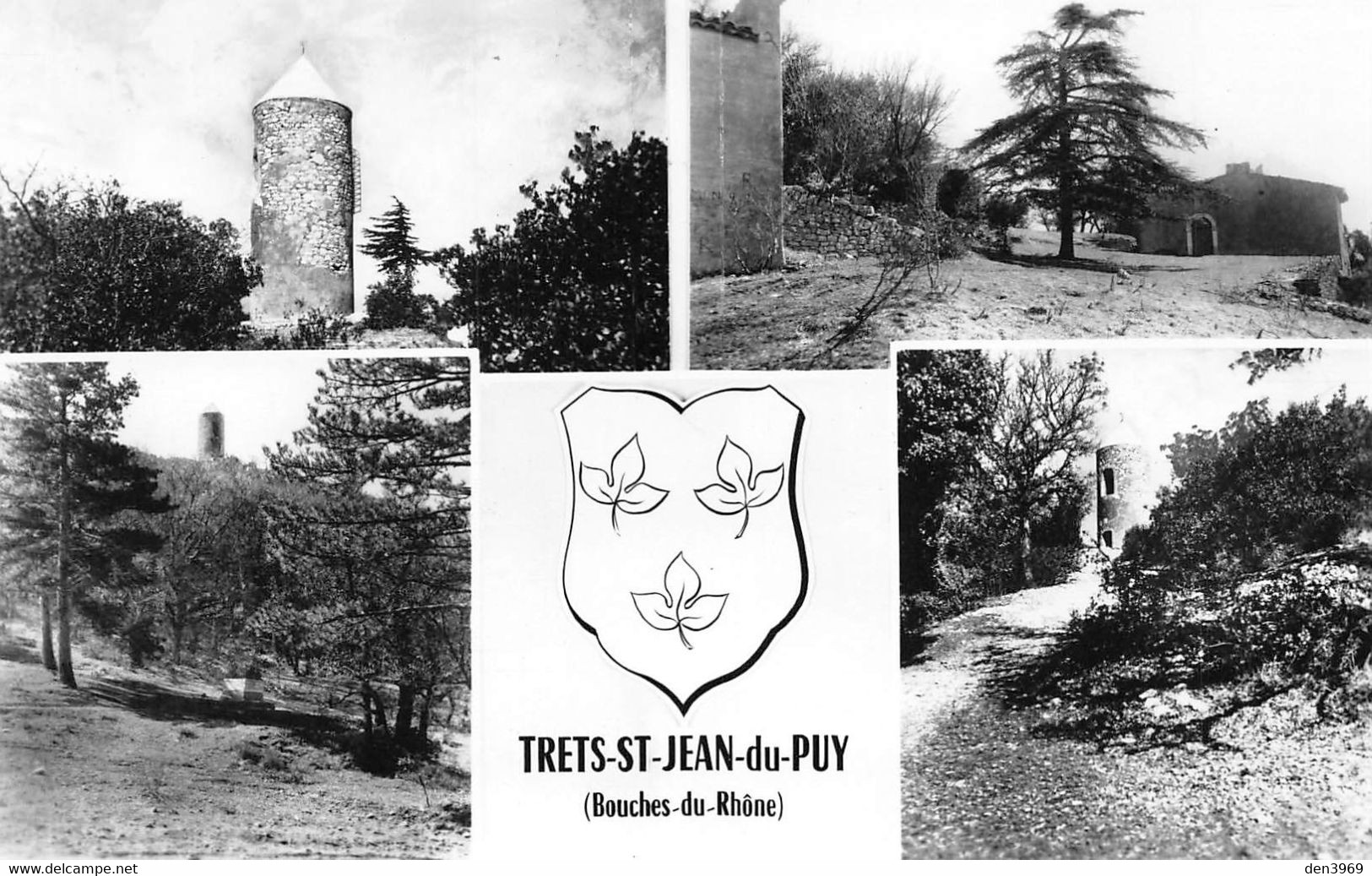 TRETS - Saint-Jean-du-Puy - Vues Multiples - Tirage D'éditeur N&B Non Dentelé - Trets