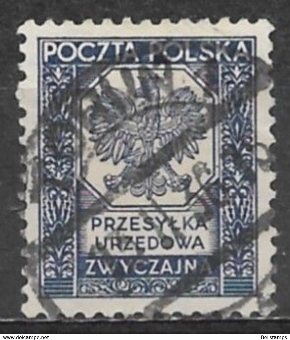 Poland 1935. Scott #O19 (U) Polish Eagle - Officials