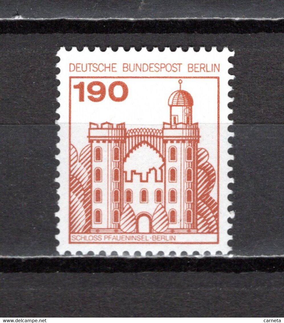 ALLEMAGNE BERLIN N°  501   AVEC NUMERO NOIR  NEUF SANS CHARNIERE COTE  ? €  MONUMENT CHATEAUX - Roller Precancels