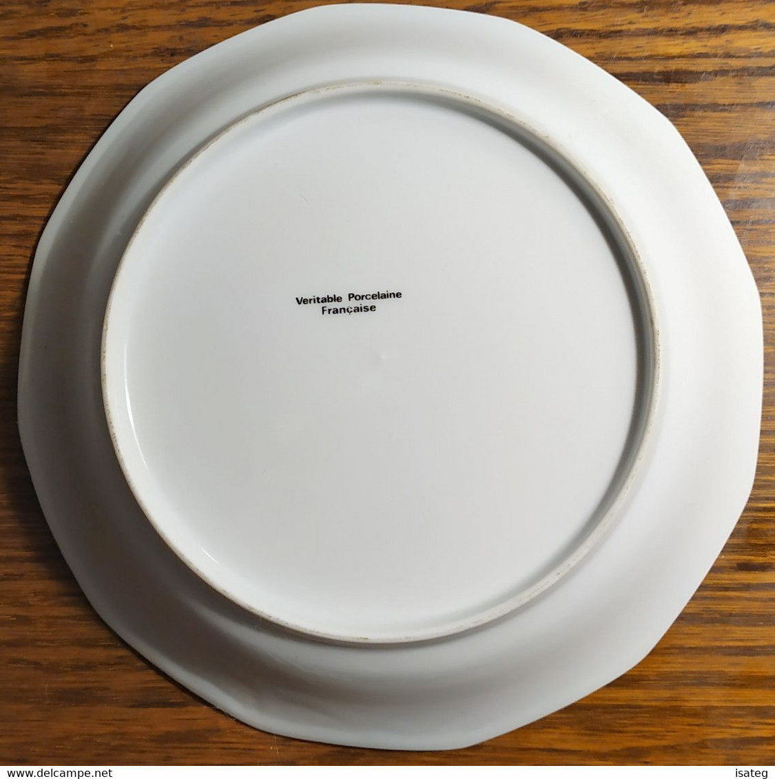 Assiette Creuse Vintage En Porcelaine Ane - Platos